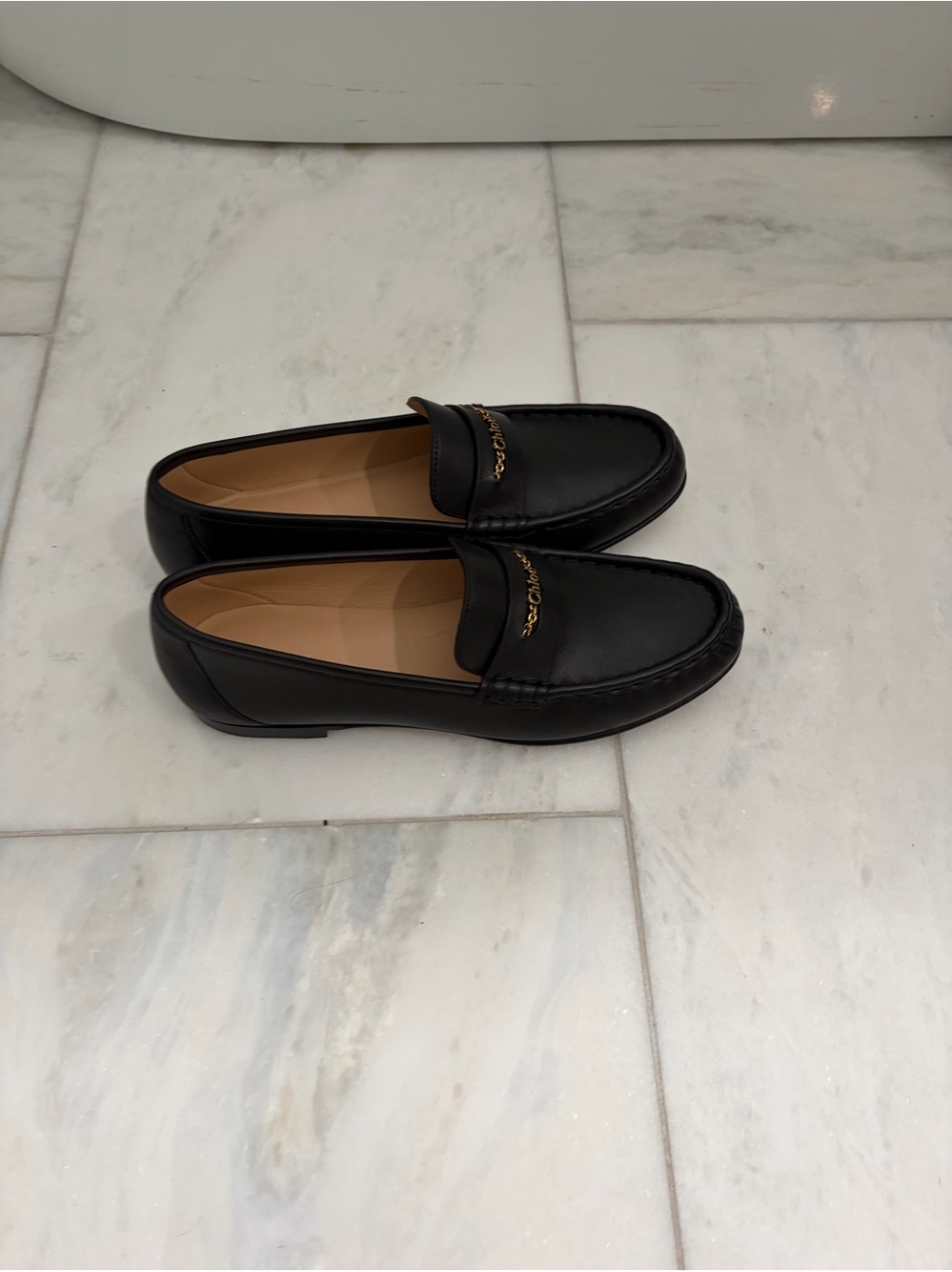 Woman’s Black Leather Loafers made in Italy they are brand new never worn - Picture 2 of 4
